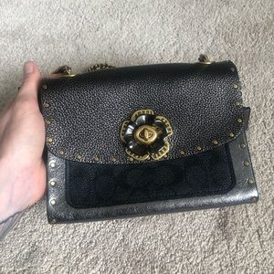 Snakeskin Coach Purse